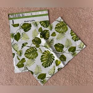Banana Leaves Polymailers - set of 20